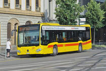 Mercedes Citaro 81, auf der Linie 37, wartet an der Endstation am Aeschenplatz. Die Aufnahme stammt vom 16.06.2017.