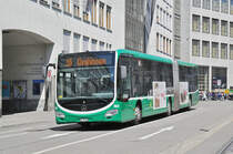 Mercedes Citaro 7022, auf der Linie 36, fährt zur Haltestelle Schifflände. Die Aufnahme stammt vom 17.06.2017.