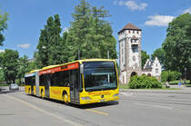 Mercedes Citaro 87 der AAGL, auf der Linie 80, fährt zur Haltestelle Breite. Die Aufnahme stammt vom 18.06.2017.