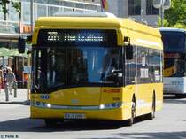 Solaris Urbino 12 electric der BVG in Berlin am 07.06.2016