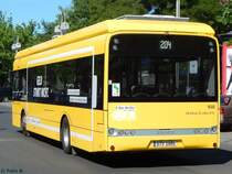 Solaris Urbino 12 electric der BVG in Berlin am 07.06.2016