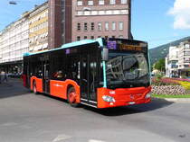 VB Biel - Mercedes Citaro Nr.196  BE 821196 unterwegs auf der Linie 8 in der Stadt Biel am 10.06.2017