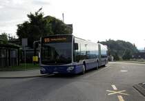 VZO-Mercedes Citaro Nr. 134 bei der Haltestelle Bahnhof Feldbach am 23.5.17. Dieser Citaro wurde zusammen mit vier weiteren Gelenkbussen im November 2016 in Betrieb genommen.