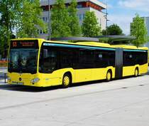 Stroh Bus Mercedes Benz Citaro 2 G am 23.06.17 in Hanau Freiheitsplatz