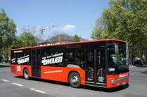 Bus Mainz: Setra S 415 NF vom Omnibusbetrieb Karl Lehr GmbH & Co. KG, unterwegs im Auftrag des Omnibusverkehr Rhein-Nahe / Rhein-Nahe-Bus, aufgenommen im Mai 2017 an der Haltestelle  Goethestra�e  in Mainz.