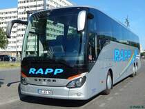 Setra 516 HD von Rapp aus Deutschland in Berlin am 07.06.2016
