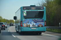 Am 21.04.2016 wurde WI-RS 357 auf der Autobahn bei Frankfurt am Main gesichtet. Aufgenommen wurde ein Mercedes Benz Citaro I Facelift.
