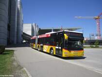 Postauto/PU ABSN Nr. 310 (MAN A23 Lion's City G) am 10.5.2017 beim Flughafen Zürich
