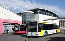 Frankreich / Stadtbus Marseille: Mercedes-Benz Citaro (Wagen 365) von RTM (Régie des Transports Metropolitains) Marseille, aufgenommen im April 2017 an der Metrostation  Bougainville  in Marseille.
