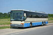 Am 04.06.2016 fährt LDS-VG 224 für die ILA 2016 Shuttle zwischen Parkplatz und ILA-Gelände. Aufgenommen wurde ein Setra S 319 UL der RVS.
