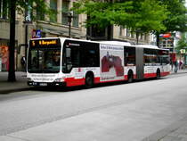 Mercedes-Benz O 530 II (Citaro Facelift) auf der Linie 5 nach Bahnhof Burgwedel am Hauptbahnhof/Mönckebergstraße.(5.07.2017) 
