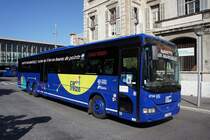 Frankreich / Région Provence-Alpes-Côte d'Azur / Bus Marseille: Irisbus Arway von Autocars Sabardu im Auftrag von Cartreize (Conseil Départemental des Bouches-du-Rhône), aufgenommen im April 2017 am Bahnhof Marseille Saint-Charles in Marseille.