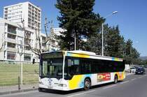 Frankreich / Stadtbus Marseille: Mercedes-Benz Citaro (Wagen 342) von RTM (Régie des Transports Metropolitains) Marseille, aufgenommen im April 2017 an der Metrostation  La Rose - Technopôle de Château-Gombert  in Marseille.