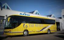 Setra S 415 GT/HD der Fa. Stäbler-Reisen, Magstadt i.A. SSB.-Reisen Stuttgart in Herrenberg