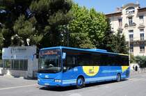 Frankreich / Région Provence-Alpes-Côte d'Azur / Bus Marseille: Irisbus Arway von Cartreize (Conseil Départemental des Bouches-du-Rhône), aufgenommen im April 2017 am Bahnhof Marseille Saint-Charles in Marseille.