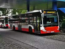 Mercedes-Benz O 530 III (Citaro 2. Generation) auf der Linie 23 nach U-Bahnhof Niendorf Markt am U-Bahnhof Billstedt.(5.07.2017) 
