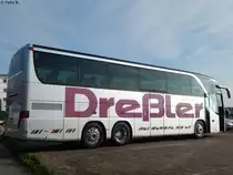 Setra 415 HDH von Dreßler aus Deutschland im Stadthafen Sassnitz am 22.11.2014