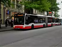 Mercedes-Benz O 530 III (Citaro 2. Generation) auf der Linie 5 nach Bahnhof Burgwedel am Hauptbahnhof/Mönckebergstraße.(5.07.2017) 
