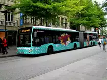 Mercedes-Benz Capacity auf der Linie 5 nach Bahnhof Burgwedel am Hauptbahnhof/Mönckebergstraße.(5.07.2017)  	
