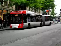 MAN Niederflurbus 3. Generation (Lion's City) auf der Linie 5 nach Lokstedt Nedderfeld am Hauptbahnhof/Mönckebergstraße.(5.07.2017) 
