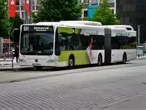 Mercedes-Benz O 530 GDH (Citaro Hybrid) auf der Linie 511 nach Ennepetal Busbahnhof an der Haltestelle Sparkassenkarree/Stadtmitte.(13.7.2017)
