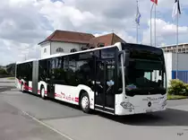 Rottal Auto AG / EUROBUS - Mercedes Citaro Nr.38  LU 4256 in Kerzers als Bahnersatz für die BLS Zwischen Kerzers und Bern Brünnen am 15.07.2017