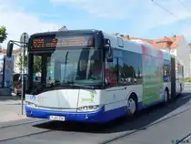 Solaris Urbino 18 der Beelitzer Verkehrs- und Servicegesellschaft mbH in Potsdam am 07.06.2016