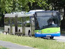Solaris Urbino 18 der Beelitzer Verkehrs- und Servicegesellschaft mbH in Potsdam am 07.06.2016