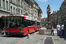 BERNMOBIL: Impressionen der Trolleybuslinie 12.
Entstanden sind die Aufnahmen am 6. Juli 2017 auf dem fotogenen Streckenabschnitt Kornhausplatz-Bärengraben.
Foto: Walter Ruetsch