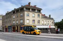 Frankreich / Stadtbus Metz / Bus Metz: Mercedes-Benz Sprinter (Dietrich City 23) von LE MET' / Transports de l'agglomeration de Metz Metropole, aufgenommen im Juli 2017 im Stadtgebiet von Metz.