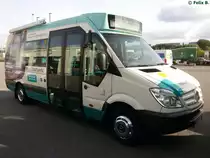 Mercedes Sprinter der Neubrandenburger Verkehrsbetriebe in Neubrandenburg am 19.09.2016