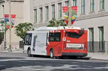 Orion VII Hybrid Bus mit der Nummer 5101, auf der Linie 11 unterwegs in Ottawa. Die Aufnahme stammt vom 17.07.2017.