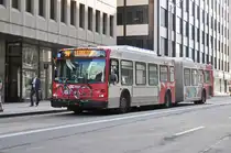 New Flyer Bus D 60 LFR mit der Nummer 6574, auf der Linie 99 unterwegs in Ottawa. Die Aufnahme stammt vom 18.07.2017.