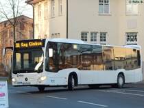 Mercedes Citaro III von Regionalbus Rostock in Güstrow am 14.12.2016