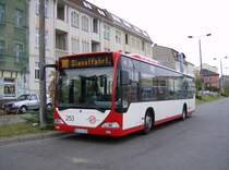 Wagen 253 am 17.09.2008 am Busplatz Cottbus