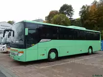 Setra 415 H von Gorzelniaski aus Deutschland im Stadthafen Sassnitz am 22.10.2016