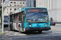 Nova Bus 0508 der STO Société de transport de l`Outaouais fährt am 17.07.2017 in Ottawa.