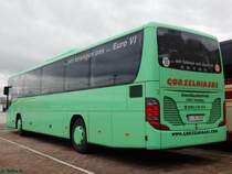 Setra 415 H von Gorzelniaski aus Deutschland im Stadthafen Sassnitz am 22.10.2016