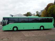 Setra 415 H von Gorzelniaski aus Deutschland im Stadthafen Sassnitz am 22.10.2016