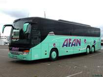 Setra 416 GT-HD von Afan aus Deutschland im Stadthafen Sassnitz am 22.10.2016