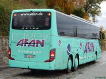 Setra 416 GT-HD von Afan aus Deutschland im Stadthafen Sassnitz am 22.10.2016