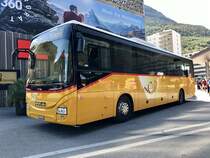 Ivevo Crossway am 19.8.17 beim Bhf Visp, als Shuttle zum Open Air Gampel.