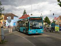 Autobus Sippel Mercedes Benz Citaro 1 Facelift G am 20.08.17 in Frankfurt Enkheim als SEV auf der Linie U4