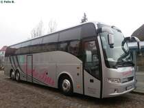 Volvo 9700 von Lemke Bus aus Deutschland in Bergen am 27.03.2015