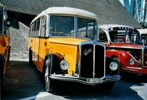 Schumacher, Liebefeld BE 136'580 Saurer/FHS-Hess (ex Keller, Hottwil) am 30. August 2008 Niederbipp, Saurer-Treffen