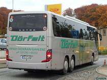 Setra 416 GT-HD von Dörfelt aus Deutschland in Sassnitz am 26.10.2016