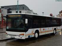 Setra 415 NF von Becker-Strelitz Reisen aus Deutschland in Neubrandenburg am 15.10.2016