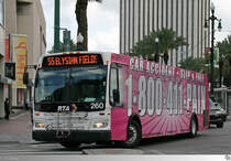 Orion VII  New Orleans Regional Transit Authority (NORTA) # 260 , aufgenommen am 25. Mai 2016 in New Orleans, Louisiana / USA.