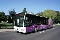 Stadtbus Eisenach: Mercedes-Benz Citaro C2 der KVG Eisenach, eingesetzt im Stadtverkehr. Aufgenommen im September 2017 im Stadtgebiet von Eisenach.