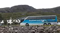 Setra 416 HDH  Starcar  (SO 21950) in Dundonnell, Schottland, Schneider Reisen und Transport AG, Langendorf, Aufgenommen am 1. September 2017
